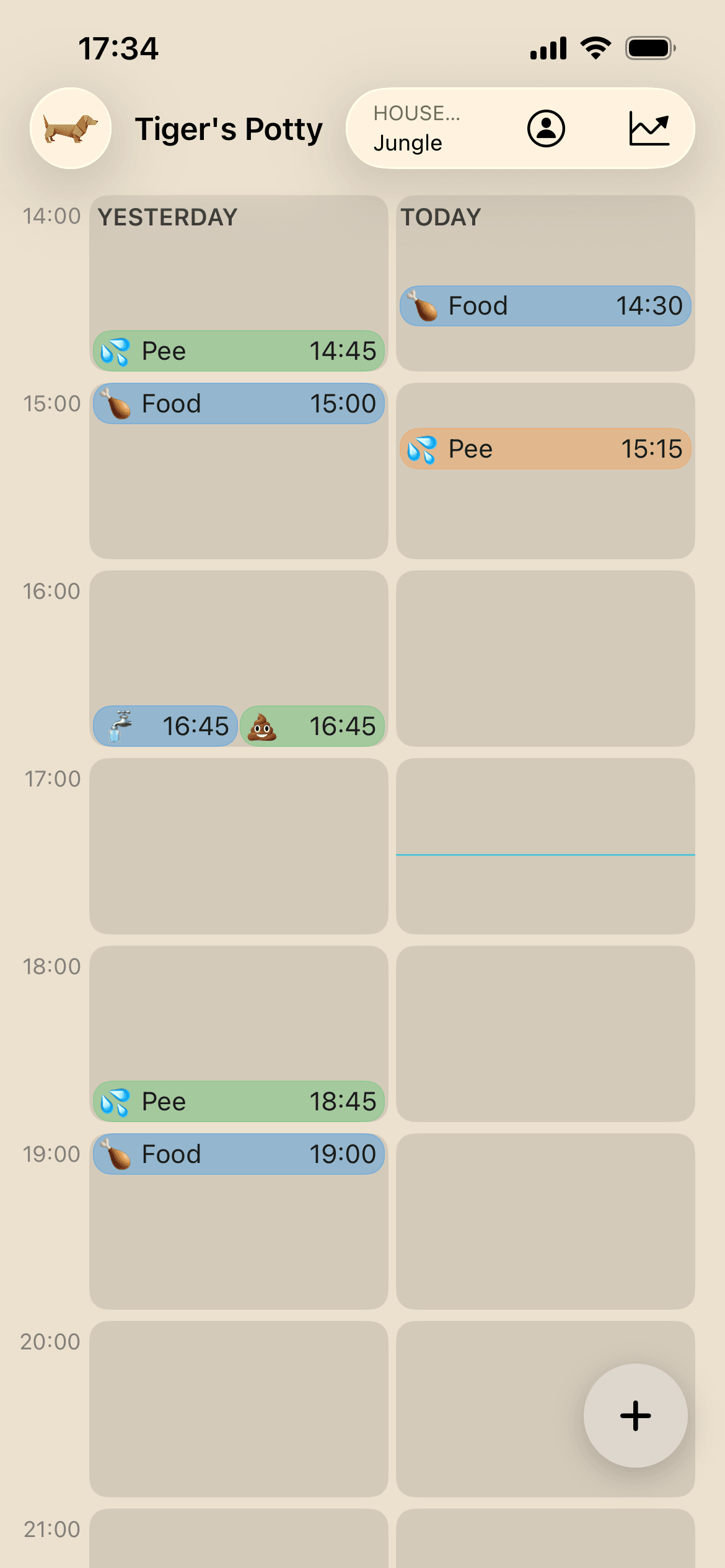 Tiger Potty app screenshot 1