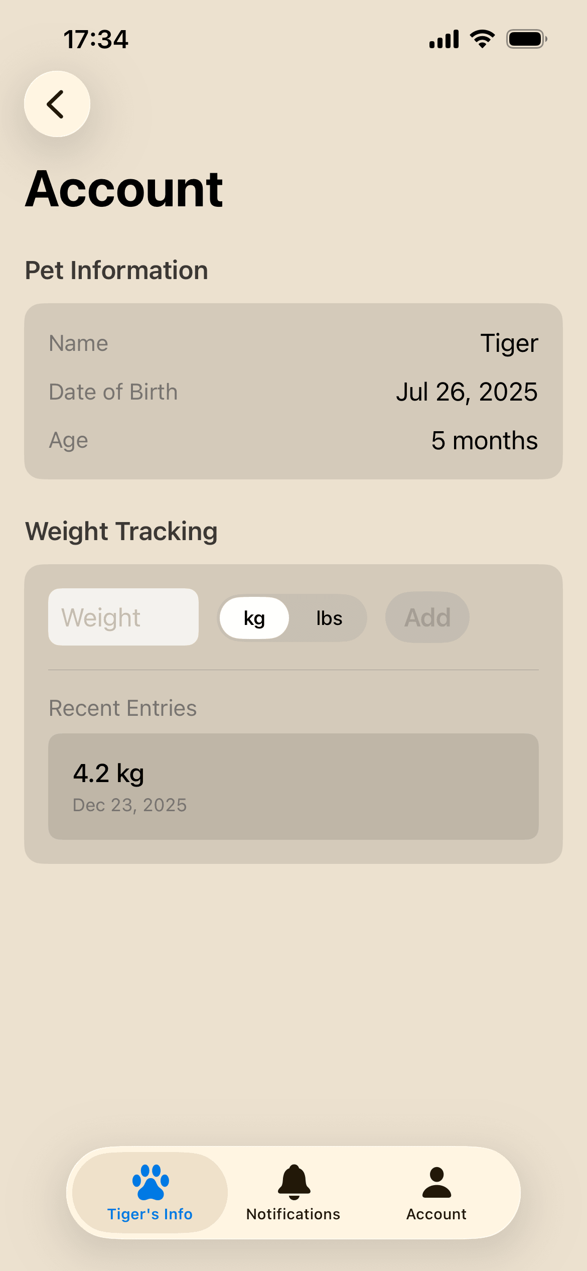 Tiger Potty app screenshot 4